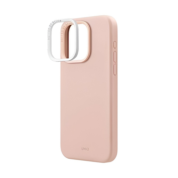 Husă Uniq pentru iPhone 15 Pro Max Hybrid Magclik Charging Lino Hue, roz, 2 image