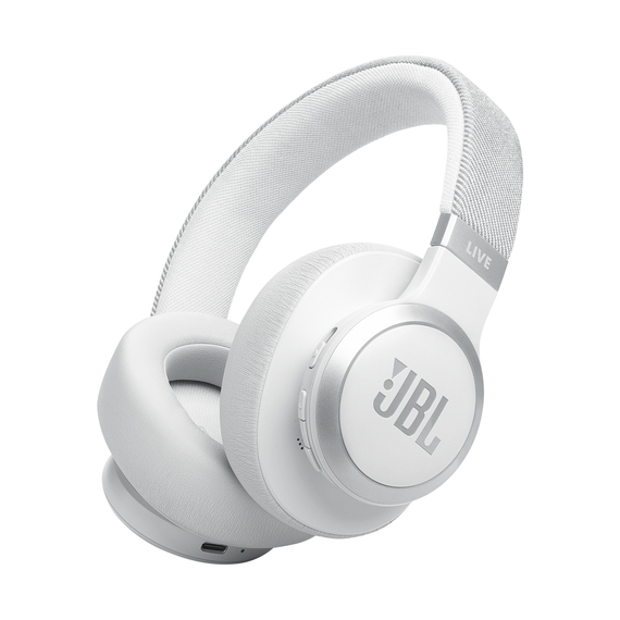 Căști JBL On-Ear cu MIC Bluetooth Live 770NC, alb