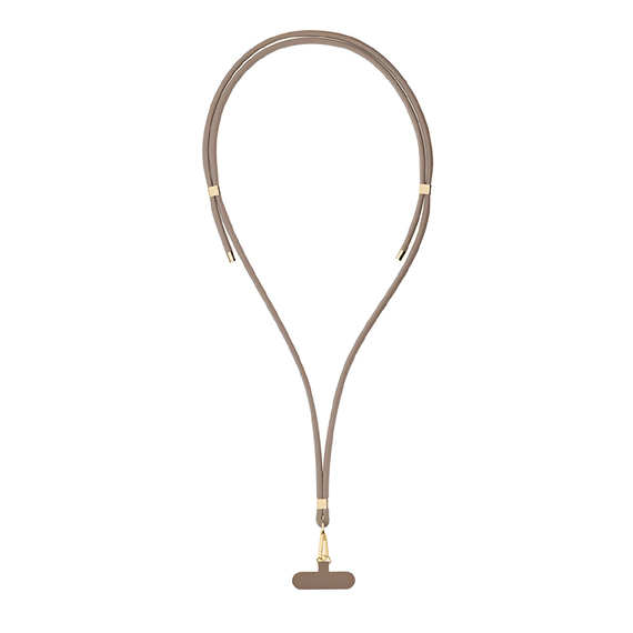 WOO Lanyard curea lungă, bej
