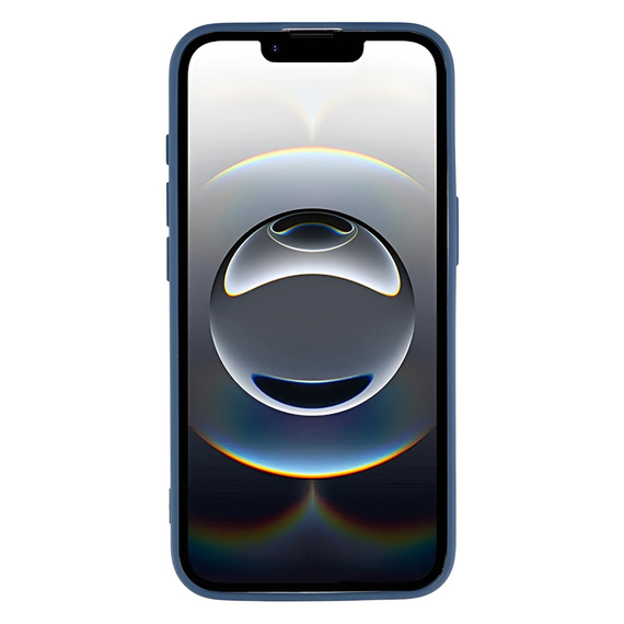 WOO Caz lichid silicon Iphone 16E, albastru, 2 image