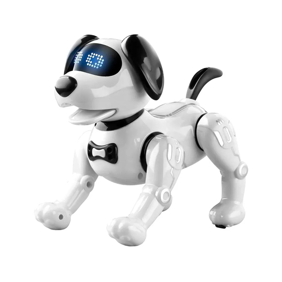 JJR/C RC Câine robot inteligent R19, alb
