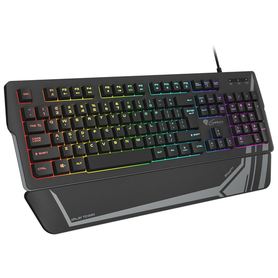 Tastatura Genesis Rhod 350, RGB, Layout US, Lumina de fundal RGB