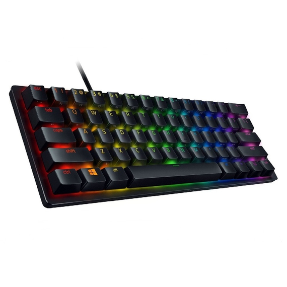 Tastatură optică Razer Huntsman Mini 60% Clicky Purple Switch US Layout, 2 image