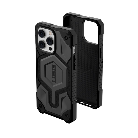 Husă UAG pentru iPhone 14 Pro Max cu MagSafe Monarch Pro, gri