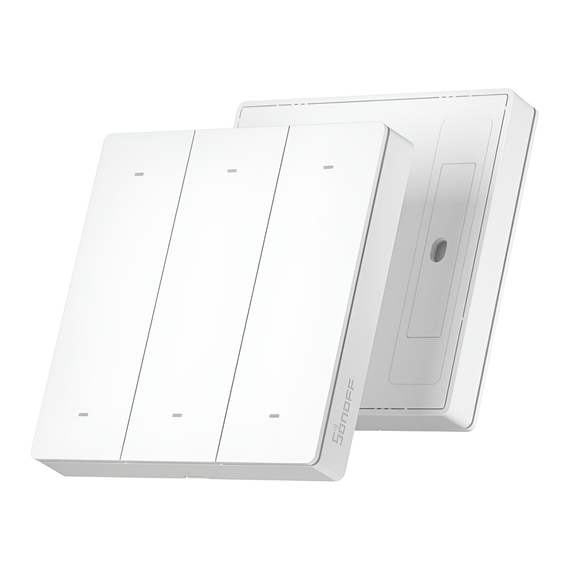 Controller de scenă Sonoff Wireless SwitchMan R5 cu 6 butoane, alb (R5W), 2 image