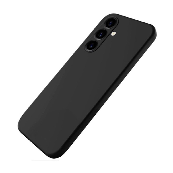 WOO Caz lichid silicon Samsung A25 5G, negru