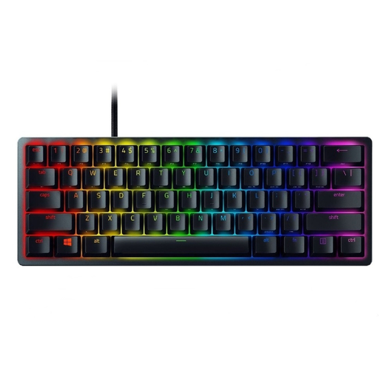 Tastatură optică Razer Huntsman Mini 60% Clicky Purple Switch US Layout