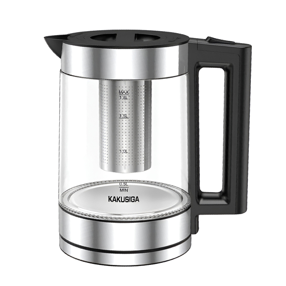 Fierbător electric, 1500W, 1,8L INOX KSC-1507, argintiu