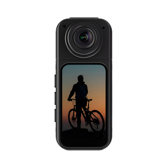 Mini cameră de acțiune S70 Lens 2.7K, 180 rotație, negru