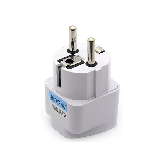 Adaptor pentru cască EU (10A), alb, 2 image