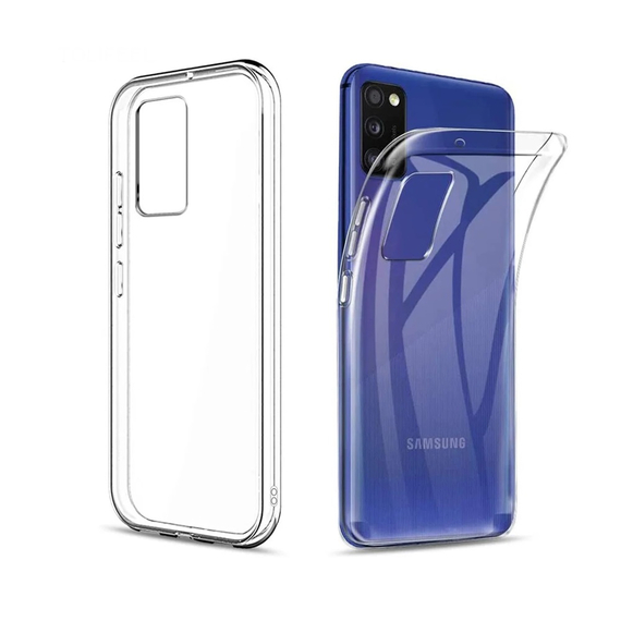 Casă pentru cască TPU moale Samsung A41, transparentă