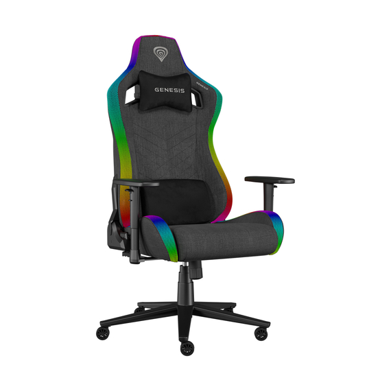 Scaun Genesis Trit 660 RGB, gri, 2 image