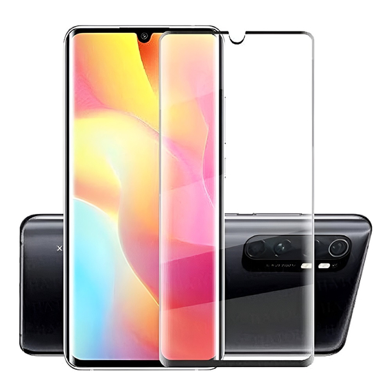 Casca Diamond Glass 4D Xiaomi Mi Note 10 Lite, negru
