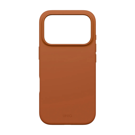Husă Uniq pentru iPhone 17 Pro Max (2025) 6.9 Hybrid Magclick Lino, Sunset Orange, 2 image