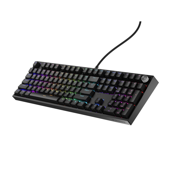Tastatura mecanică Genesis Thor 404 US Layout RGB Backlight Mechanical Black Oetemu Peach Silent, 2 image
