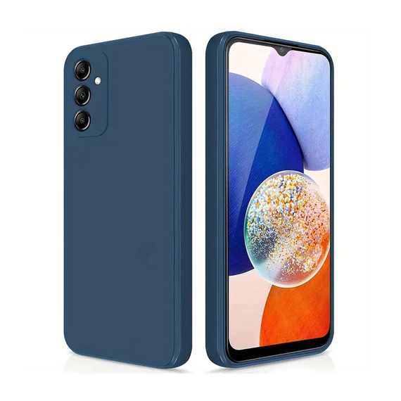 Husă pentru cască Liquid Silicone Samsung A05S, albastru