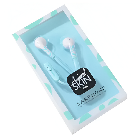 Keeka Căști 3,5 mm Q30, albastru