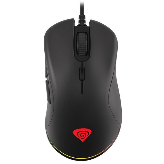 Genesis Mouse Krypton 200, 6400 DPI, Iluminat RGB, Silențios, Cu Software, Negru