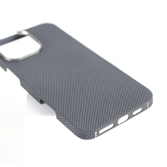 VANTA Caz Carbon Ring simplu 600D Magsafe pentru iPhone 16, alb simplu, 3 image