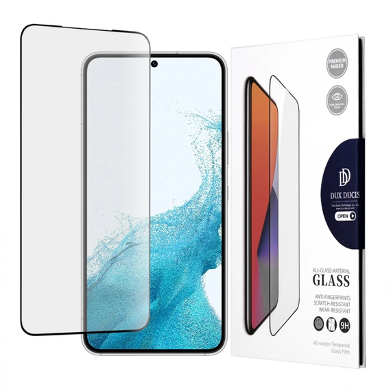 DUX DUCIS Sticlă temperată curbată Samsung S23 Plus, negru