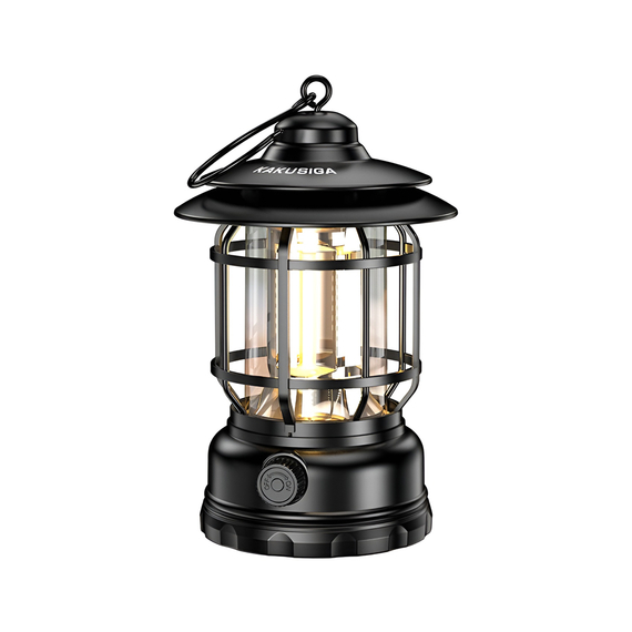 KAKU KSC-1561 Lumină de camping în aer liber, negru
