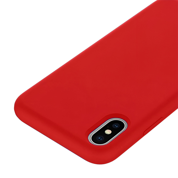 Husă pentru cască Liquid Silicone iPhone Xs Max, roșu, 2 image