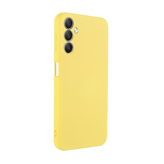 WOO Caz lichid silicon Samsung A25 5G, galben
