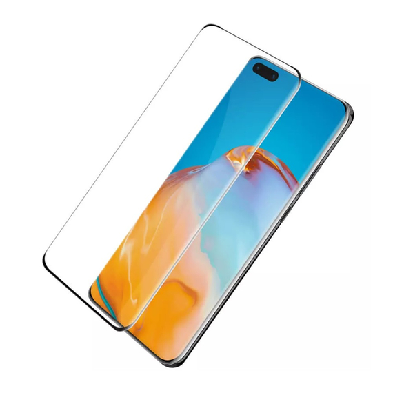 Cască Diamond Glass 4D Huawei P40 Pro, negru, 2 image