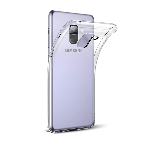 Carcasă cască TPU Samsung A8 Plus (2018), transparentă