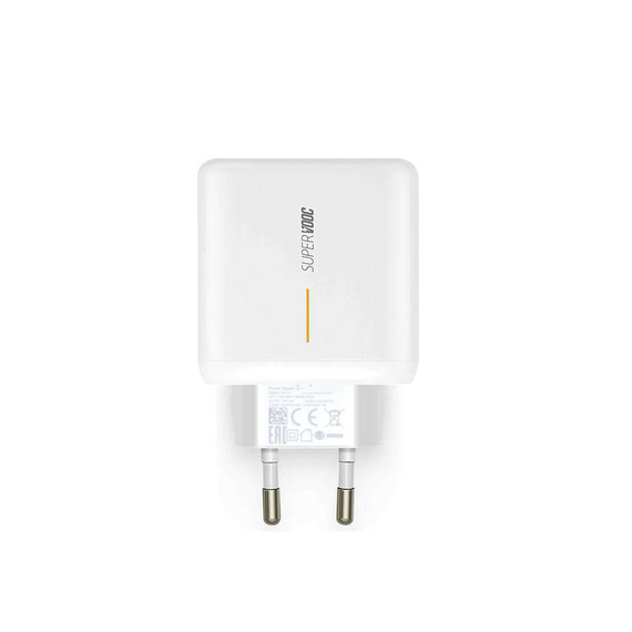 Încărcător de perete Oppo Super VOOC Flash 10V/6A 65W, alb