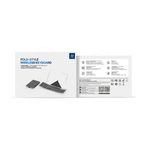 DUX DUCIS Bluetooth Tri-fold Touch Keyboard OK Flip Series, 2 image