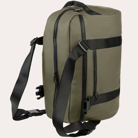 Geantă de călătorie Tucano Gommo Weekender, verde militar, 2 image