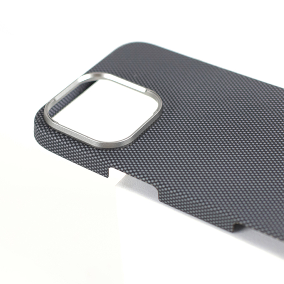 VANTA Caz Carbon Ring simplu 600D Magsafe pentru iPhone 16, alb simplu, 2 image