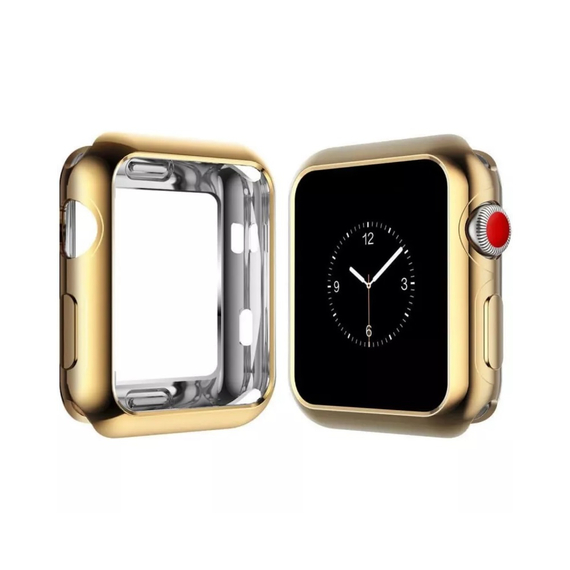 Apple Watch Electroplated caz TPU 38 mm Aur, 2 image
