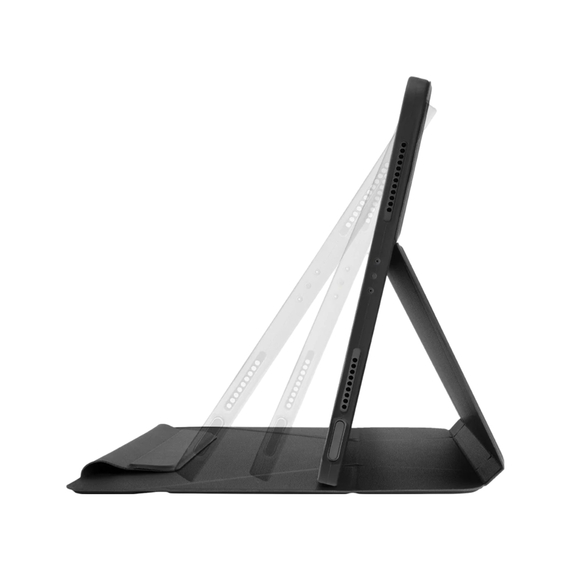 Husă pentru tabletă Uniq iPad Air 11 (2024) Ryze 360, negru miezul nopții, 2 image