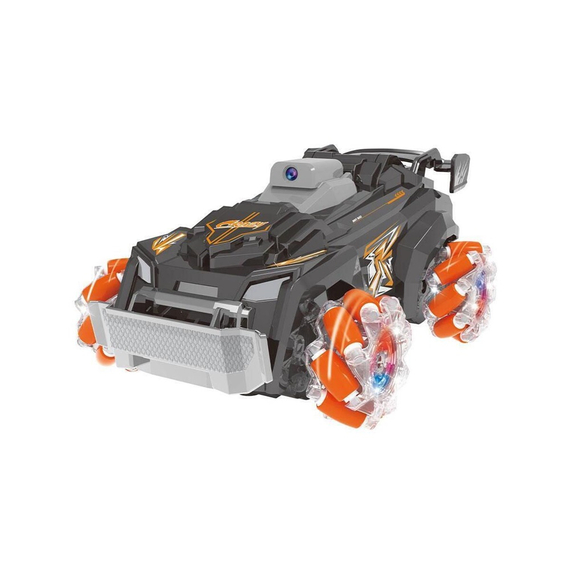 P-Ron RC Car Camera în timp real (1080p) cu control BT telefon, portocaliu