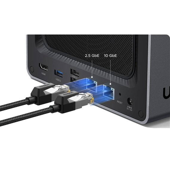 UGREEN Network Attached Storage DXP4800 Plus 4-Bay (Diskless) EU, negru, 2 image
