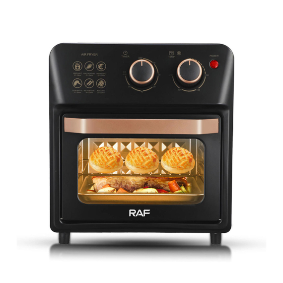 Raf Cuptor electric & Frigider, 12L, R.5347B, 1250W, negru