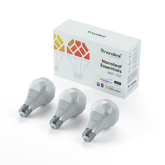 Nanoleaf Essentials Smart A19 Bec, E27 3 pachete, 2 image