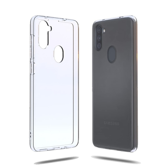 Husă pentru cască TPU moale Samsung M11, transparentă