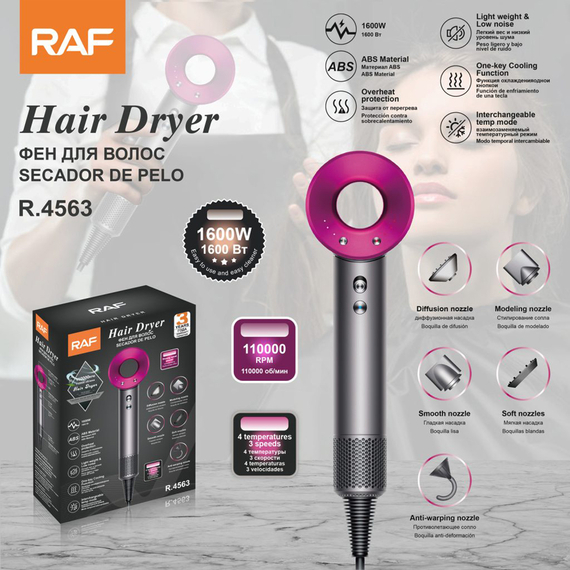 Raf Uscator de par R.4563, 5in1, 1600W, 2 image