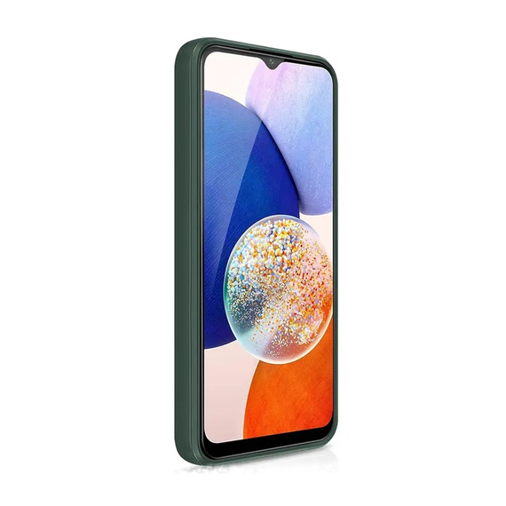 Husă pentru cască Liquid Silicone Samsung A05S, verde, 2 image