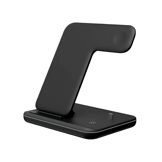 Încărcător wireless 3 în 1 10W, negru