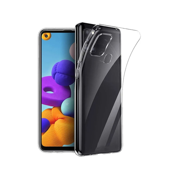 Carcasă cască TPU moale Samsung A21S, transparentă