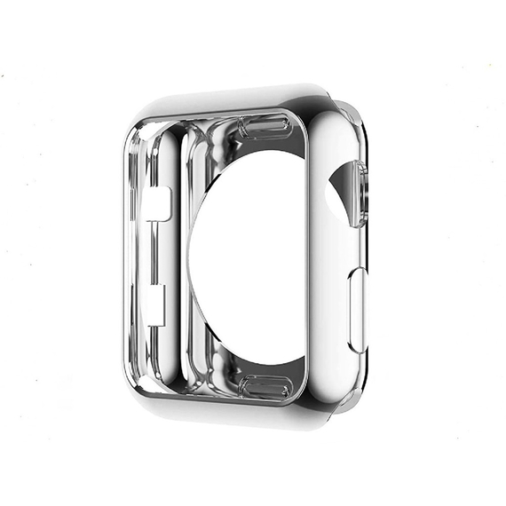 Apple Watch Electroplated caz TPU 42 mm Silver