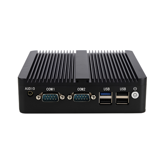 Mini PC industrial, Celeron N2830 8GB RAM 256GB SSD, Dual Gigabit LAN, 2x porturi COM, 6x porturi USB, VGA + HDMI, WiFi