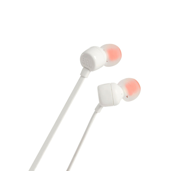 JBL Căști 3,5 mm cu microfon Tune 110, alb, 2 image