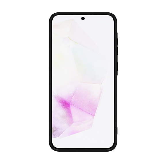 WOO Caz lichid silicon Samsung A35 5G, negru, 2 image