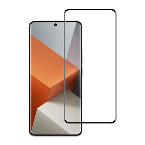 Cască Diamond Glass 5D Redmi Note 13 Pro 4G, negru
