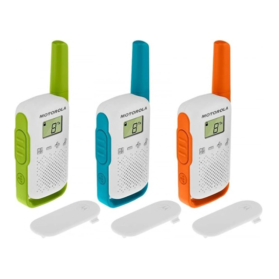 Motorola Walkie-Talkie TalkAbout T42, triplu, 16 canale, 4km